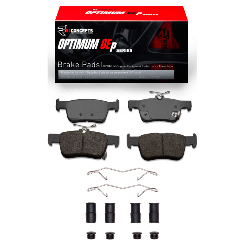Picture of R1 2018-2025 Acura Integra Rear R1 Optimum OE Pads & Hardware Kit