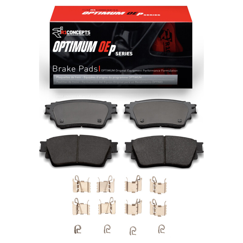 Picture of R1 2017-2025 Mitsubishi Outlander Rear R1 Optimum OE Pads & Hardware Kit