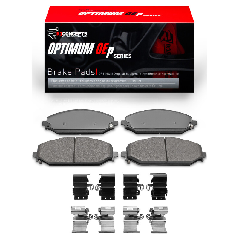 Picture of R1 2019-2025 Jeep Grand Wagoneer L Front R1 Optimum OE Pads & Hardware Kit