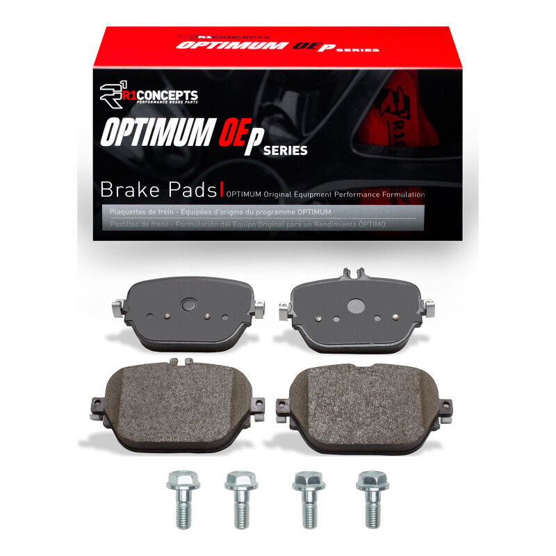 Picture of R1 2017-2023 Mercedes-Benz E400 Rear R1 Optimum OE Pads & Hardware Kit