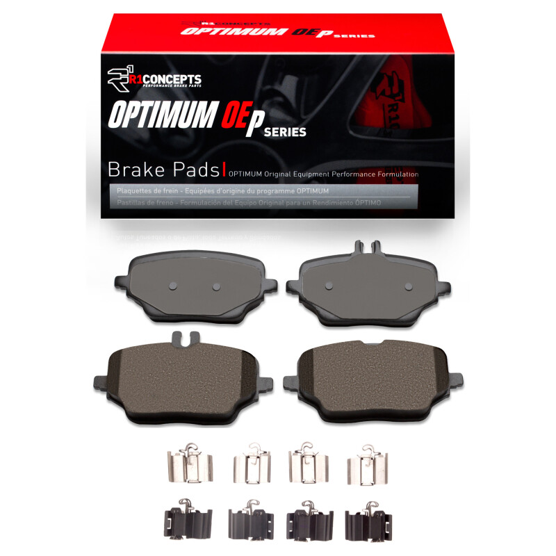 Picture of R1 2020-2023 Mercedes-Benz GLE350 Rear R1 Optimum OE Pads & Hardware Kit