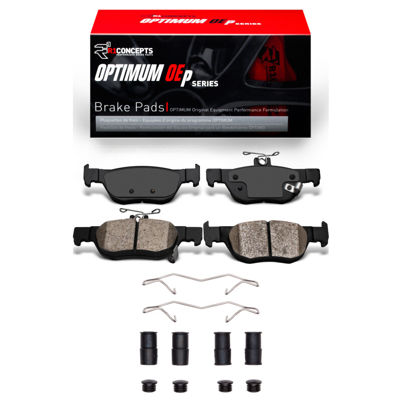 Picture of R1 2019-2025 Mazda 3 Rear R1 Optimum OE Pads & Hardware Kit