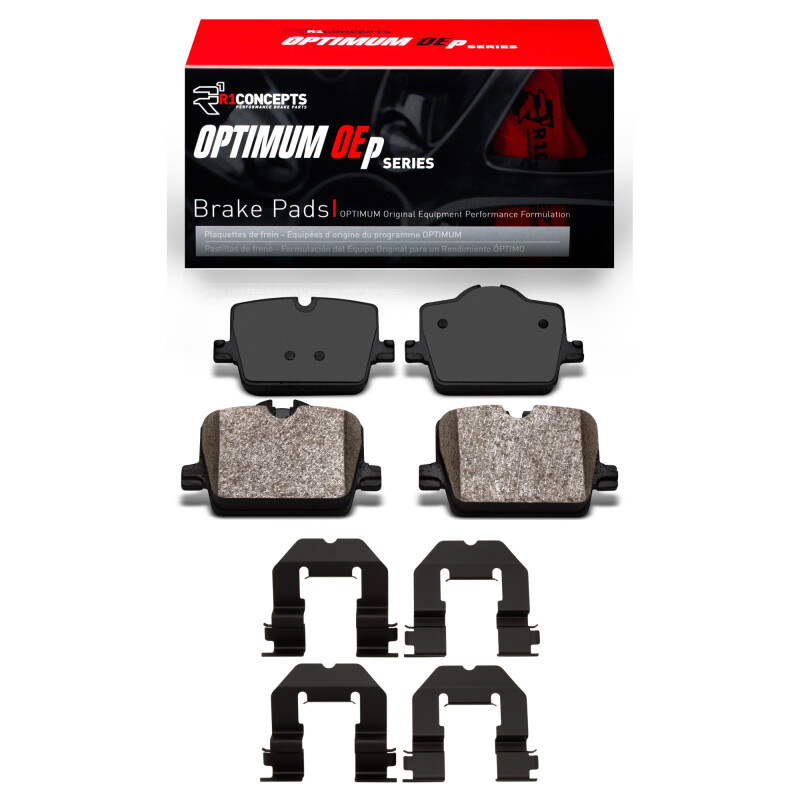 Picture of R1 2019-2024 BMW 330I xDrive Sedan Rear R1 Optimum OE Pads & Hardware Kit