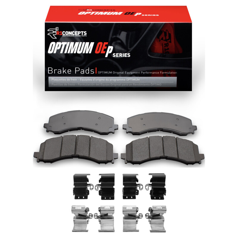 Picture of R1 2021-2025 Ford F-150 4WD Front R1 Optimum OE Pads & Hardware Kit