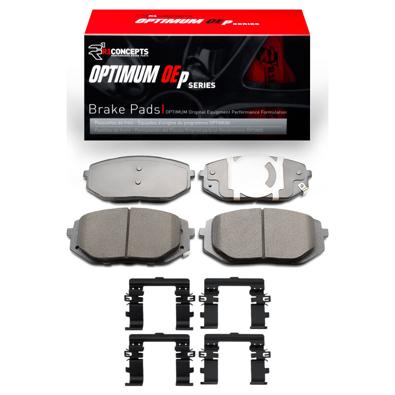 Picture of R1 2022-2025 Hyundai Ioniq 5 Front R1 Optimum OE Pads & Hardware Kit