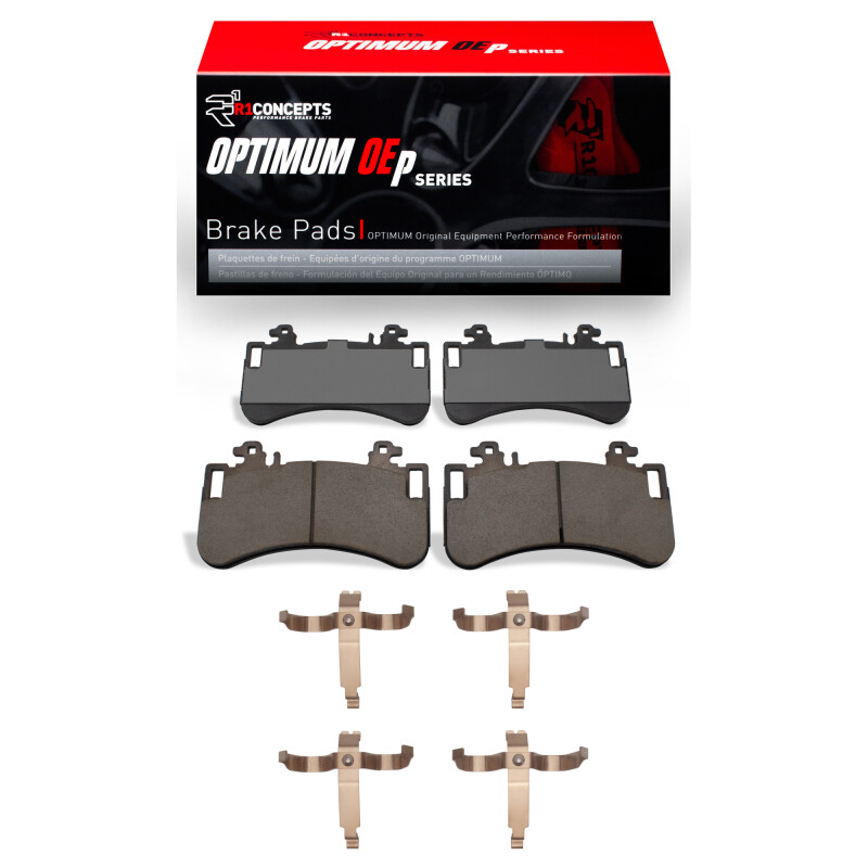Picture of R1 2022-2025 Mercedes-Benz EQE 350 Front R1 Optimum OE Pads & Hardware Kit