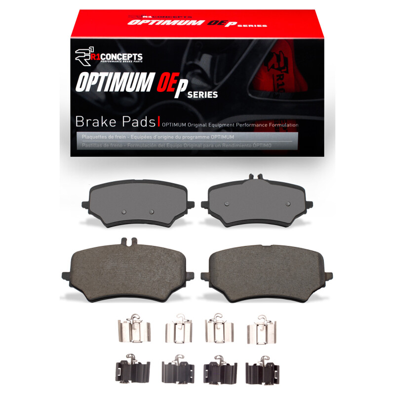 Picture of R1 2022-2025 Mercedes-Benz EQE 350+ SUV Rear R1 Optimum OE Pads & Hardware Kit