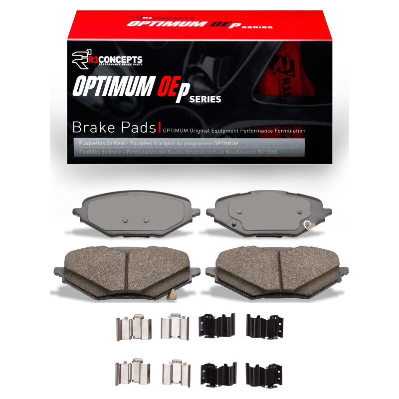 Picture of R1 2024-2025 Mazda CX-70 Rear R1 Optimum OE Pads & Hardware Kit