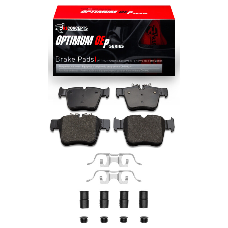 Picture of R1 2016-2023 Mercedes-Benz GLC43 AMG Rear R1 Optimum OE Pads & Hardware Kit