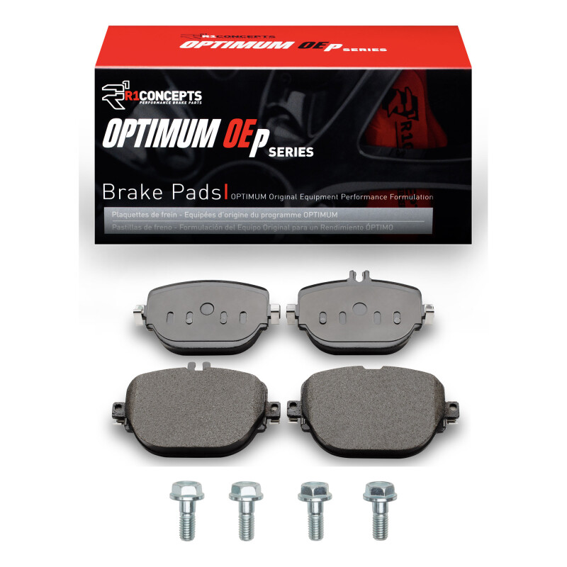 Picture of R1 2017-2025 Mercedes-Benz AMG GT 53 Rear R1 Optimum OE Pads & Hardware Kit
