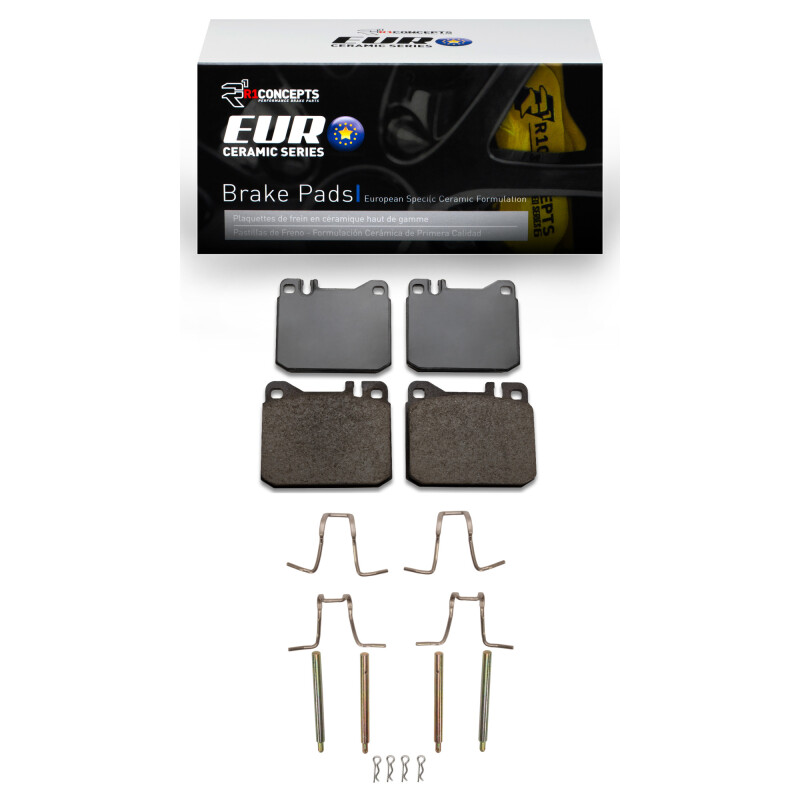 Picture of R1 1973-1979 Mercedes-Benz 300D Front R1 Euro Ceramic Pads & Hardware Kit