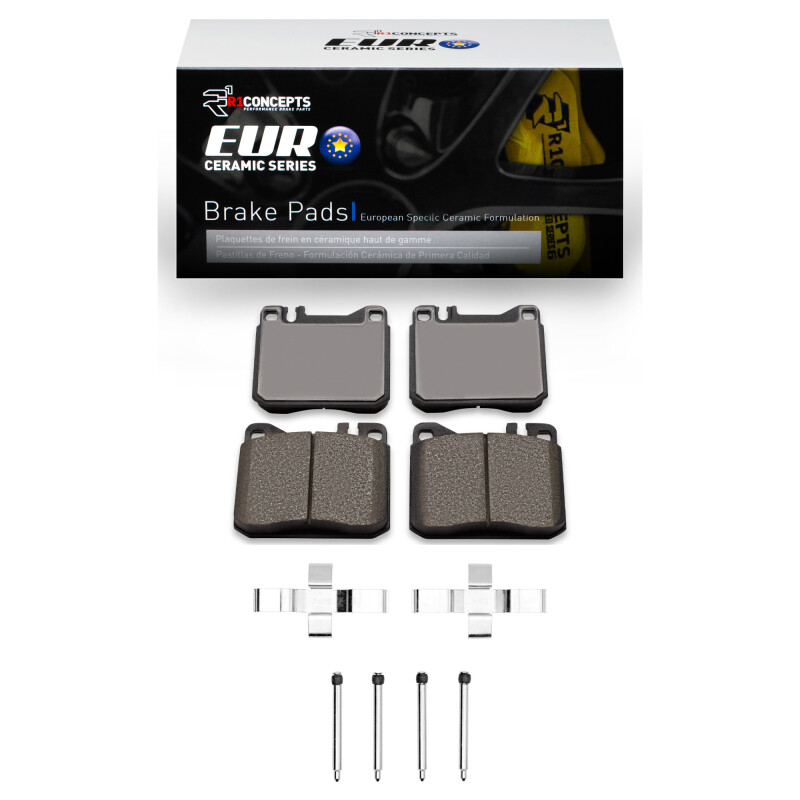 Picture of R1 1979-1985 Mercedes-Benz 300D Front R1 Euro Ceramic Pads & Hardware Kit