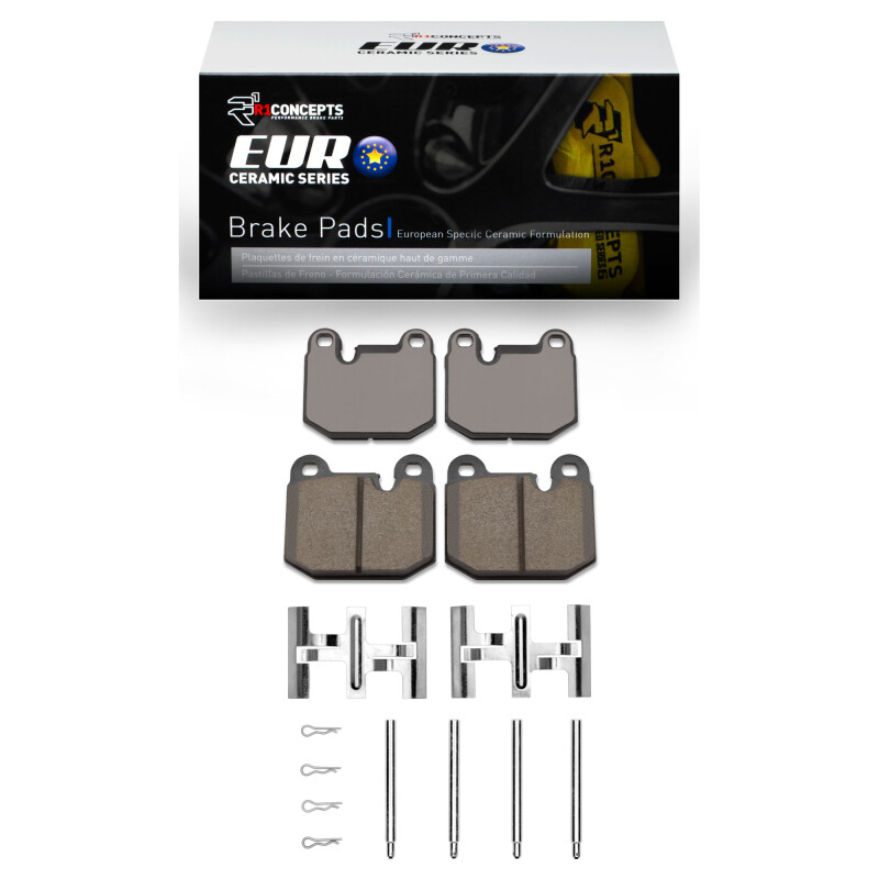 Picture of R1 1977-1983 BMW 320I (USA/Canada) Front R1 Euro Ceramic Pads & Hardware Kit