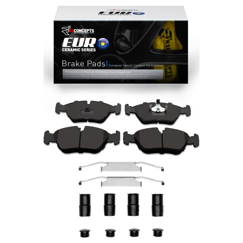 Picture of R1 1982-1991 BMW 533I Front R1 Euro Ceramic Pads & Hardware Kit