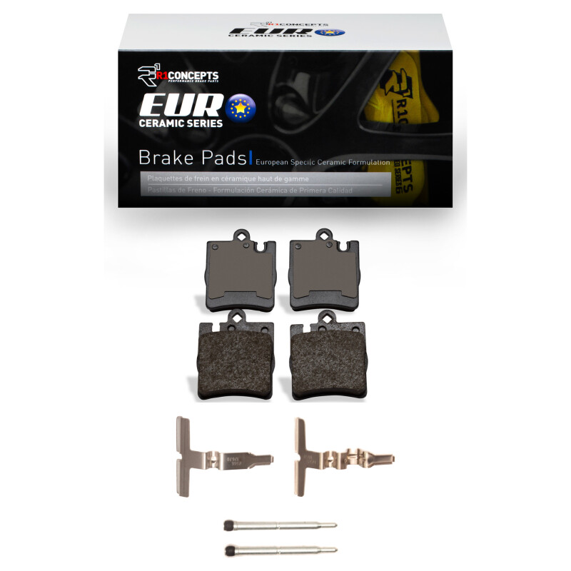 Picture of R1 1996-2011 Mercedes-Benz C230 Rear R1 Euro Ceramic Pads & Hardware Kit