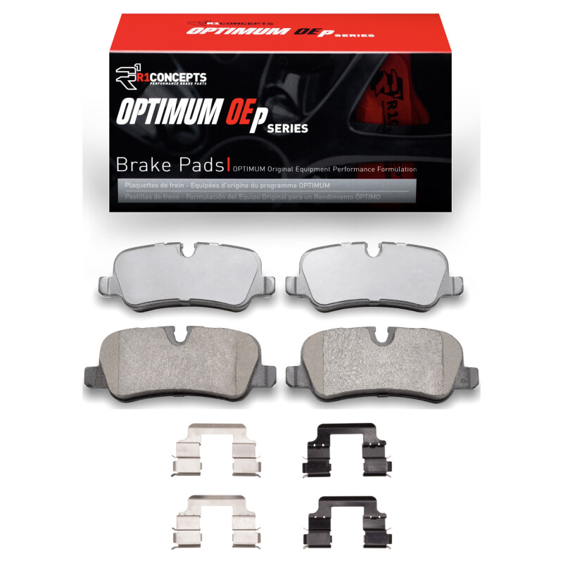 Picture of R1 2005-2016 Land Rover Range Rover Rear R1 Euro Ceramic Pads & Hardware Kit