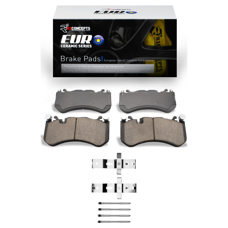 Picture of R1 2007-2025 Audi RS7 Front R1 Euro Ceramic Pads & Hardware Kit