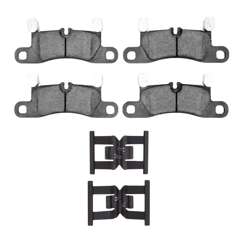 Picture of R1 2011-2018 Porsche Cayenne Rear R1 Euro Ceramic Pads & Hardware Kit