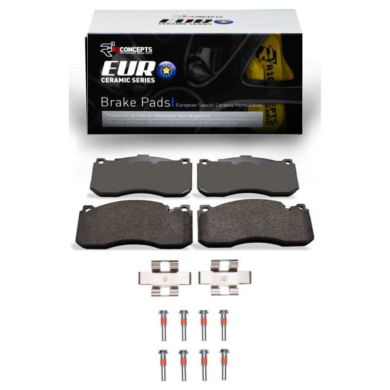 Picture of R1 2006-2013 BMW 135I Front R1 Euro Ceramic Pads & Hardware Kit