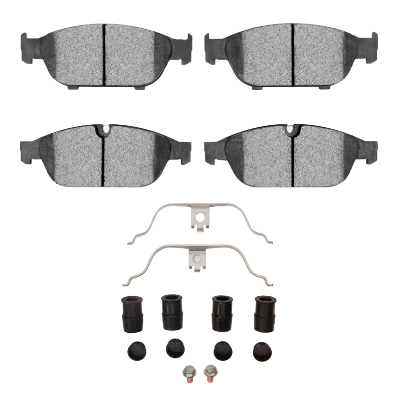 Picture of R1 2012-2018 Audi A6 Quattro Front R1 Euro Ceramic Pads & Hardware Kit