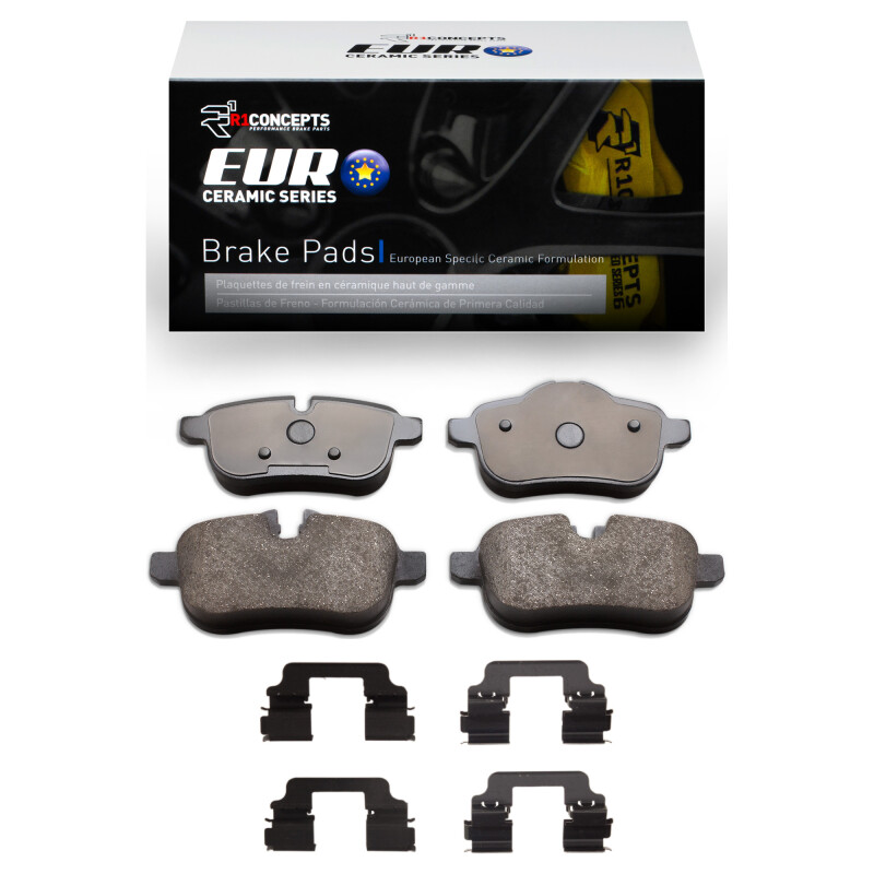 Picture of R1 2009-2016 BMW Z4 Rear R1 Euro Ceramic Pads & Hardware Kit