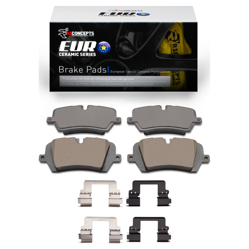 Picture of R1 2013-2025 Land Rover Range Rover Sport Rear R1 Euro Ceramic Pads & Hardware Kit