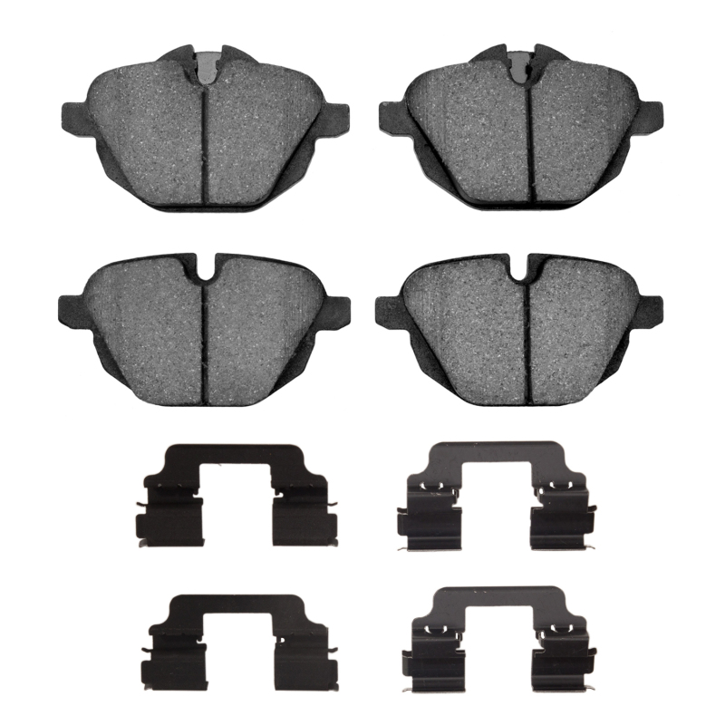 Picture of R1 2011-2025 BMW 530E xDrive Rear R1 Euro Ceramic Pads & Hardware Kit
