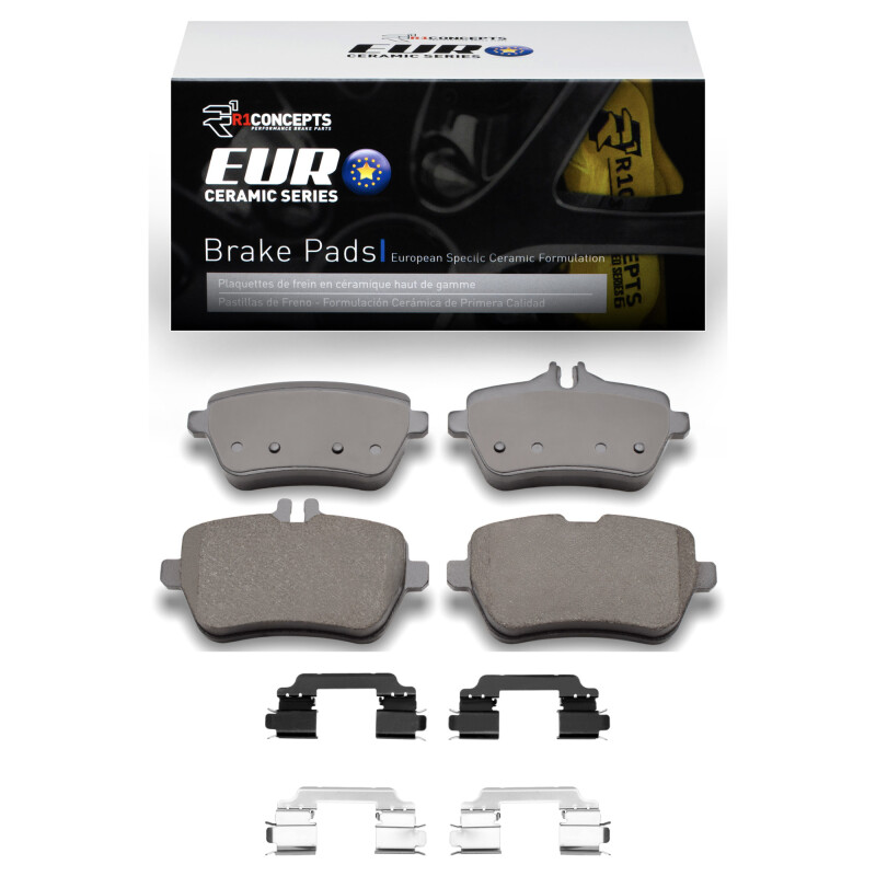 Picture of R1 2013-2021 Mercedes-Benz SL450 Rear R1 Euro Ceramic Pads & Hardware Kit