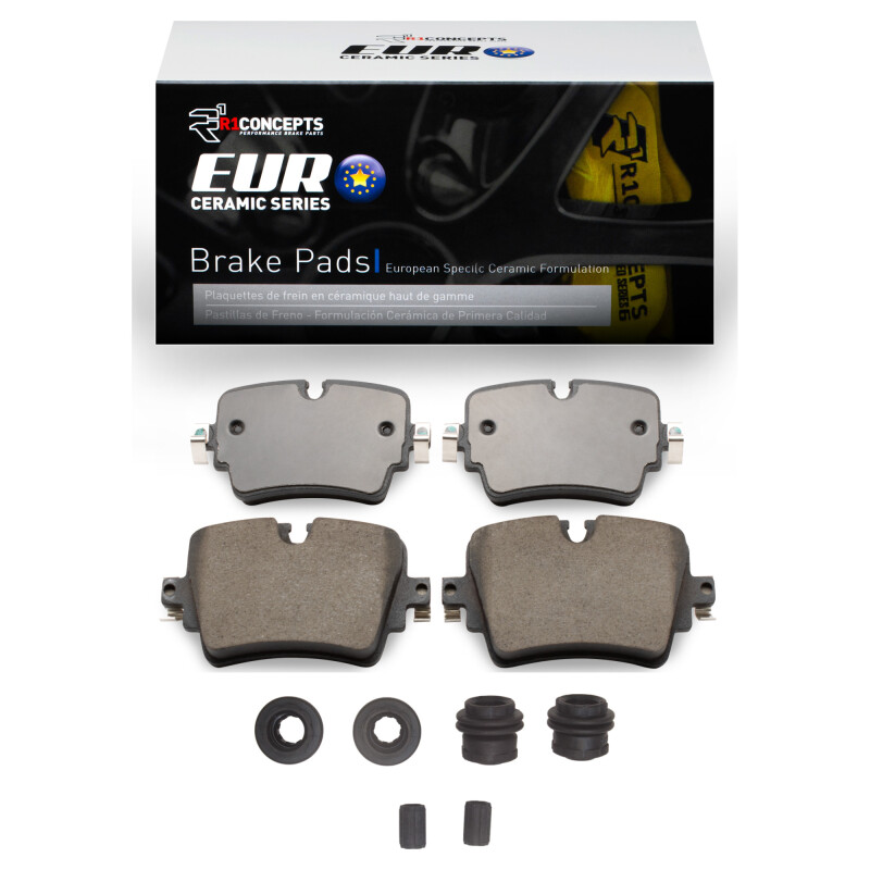Picture of R1 2014-2024 Jaguar F-Type Rear R1 Euro Ceramic Pads & Hardware Kit
