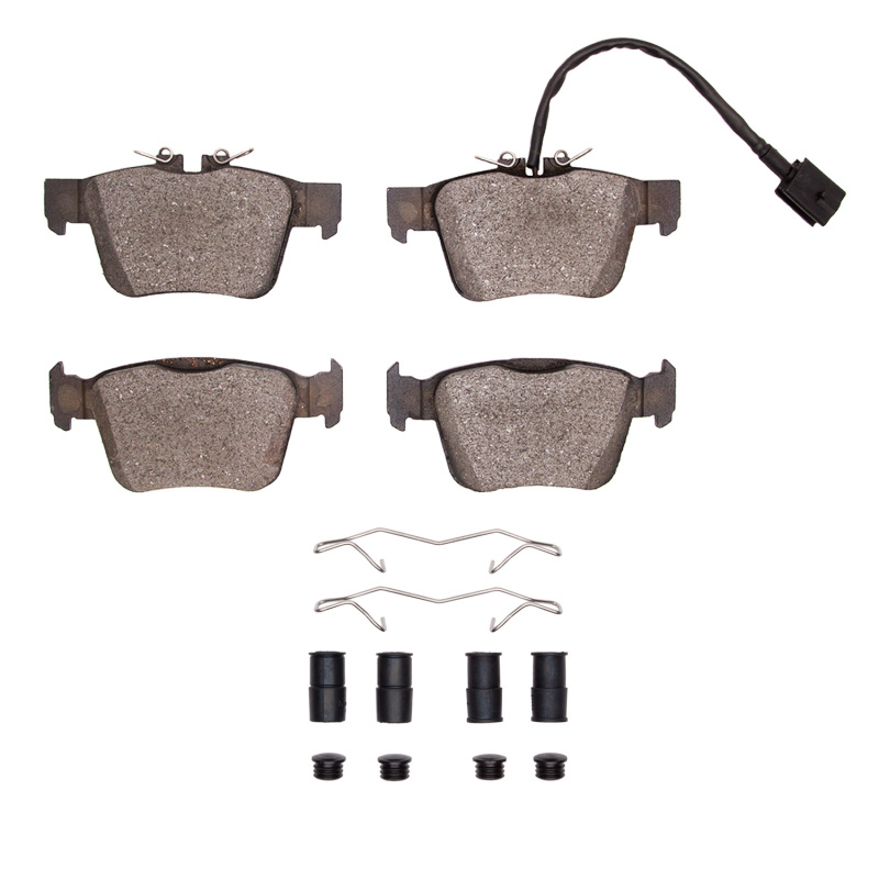 Picture of R1 2017-2024 Maserati Ghibli Rear R1 Euro Ceramic Pads & Hardware Kit
