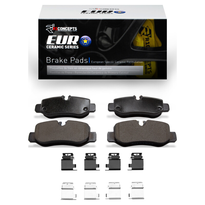 Picture of R1 2016-2023 Mercedes-Benz Metris Rear R1 Euro Ceramic Pads & Hardware Kit