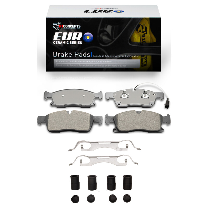 Picture of R1 2017-2023 Maserati LeVante Front R1 Euro Ceramic Pads & Hardware Kit