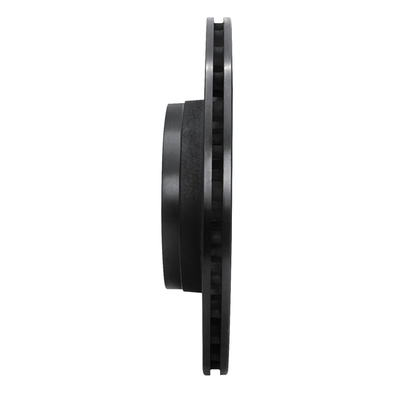Picture of R1 2017-2024 Maserati Ghibli Rear Right Drilled & Slotted Black Brake Rotor