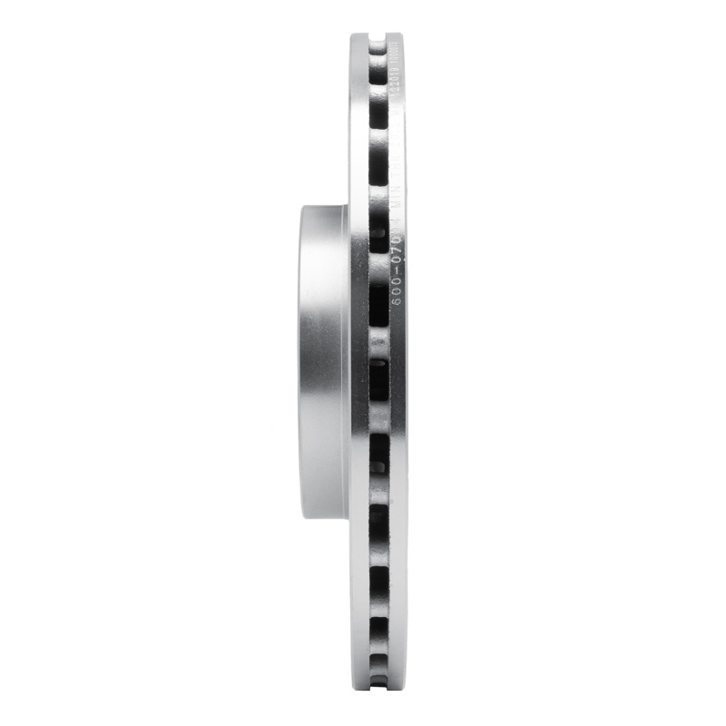Picture of R1 2012-2019 Fiat 500 (USA/Canada) Front Right Drilled & Slotted Silver Brake Rotor