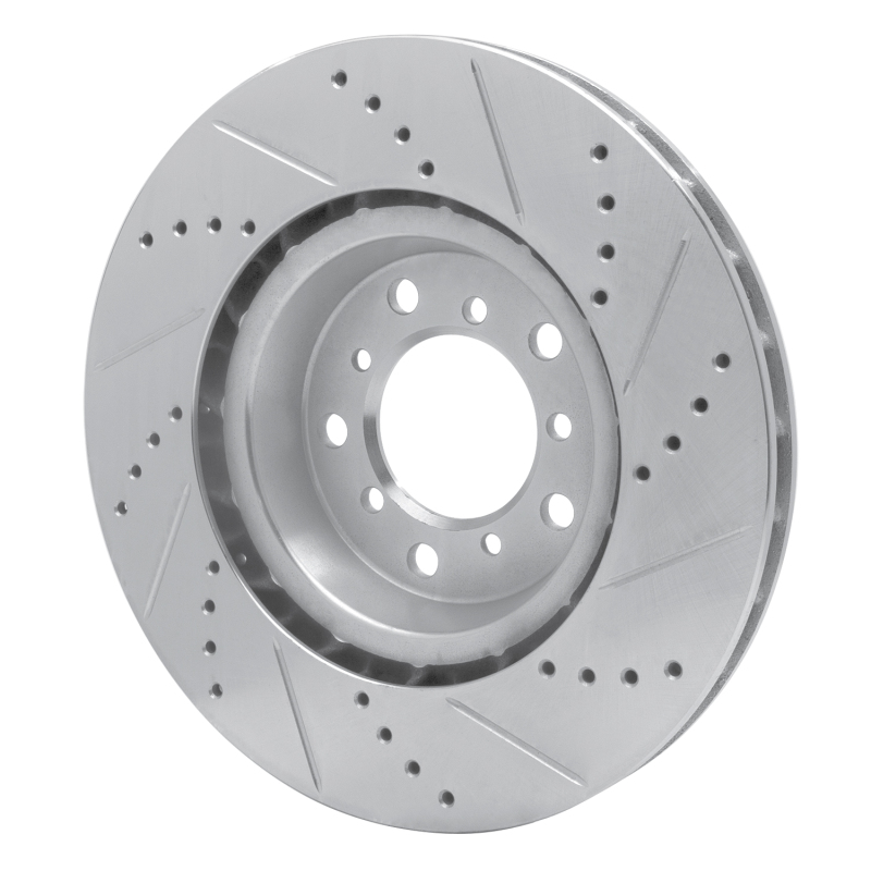 Picture of R1 2001-2006 BMW M3 Right Front Drilled & Slotted Silver Brake Rotor