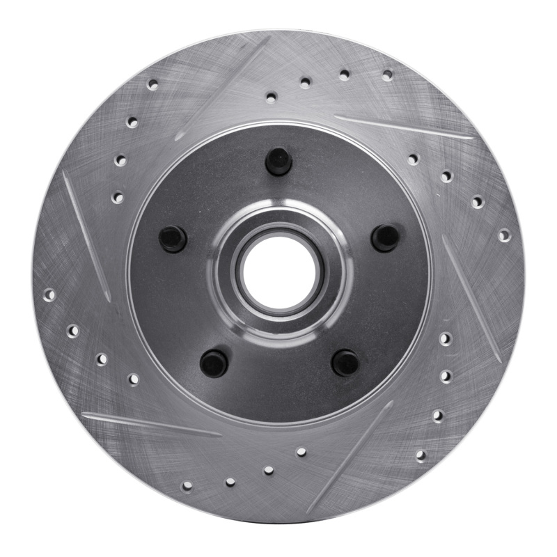 Picture of R1 1988-1991 Chevrolet C1500 Front Left Drilled & Slotted Silver Brake Rotor