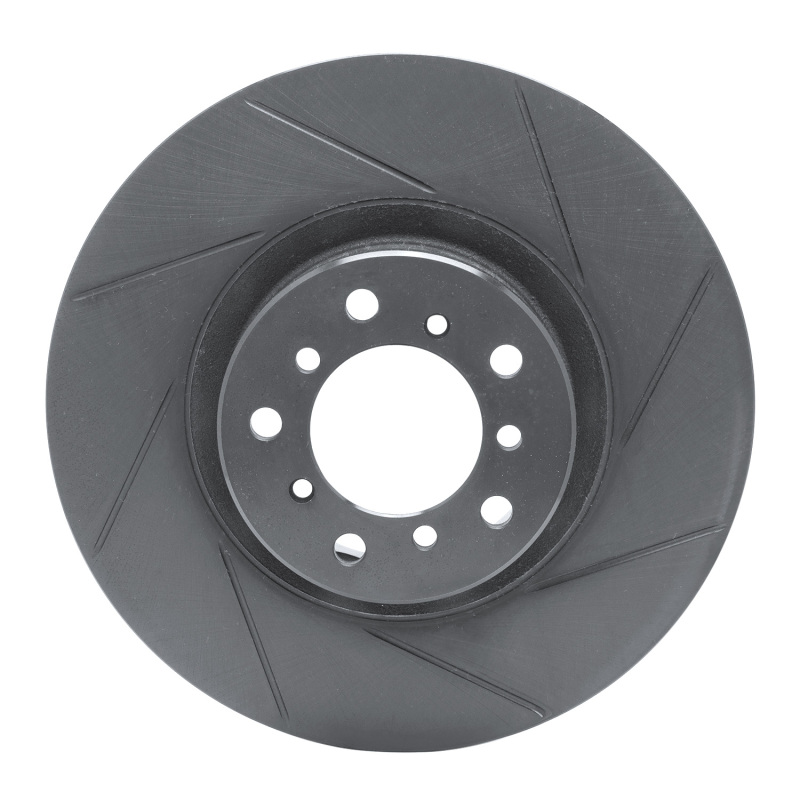 Picture of R1 00-03 BMW M5 Left Front Slotted Black Brake Rotor