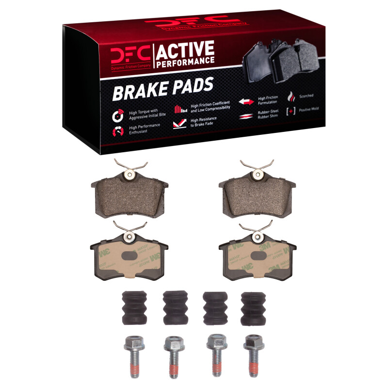 Picture of DFC 85-19 Audi A3 Rear Active Performance Pads and Hardware Kit