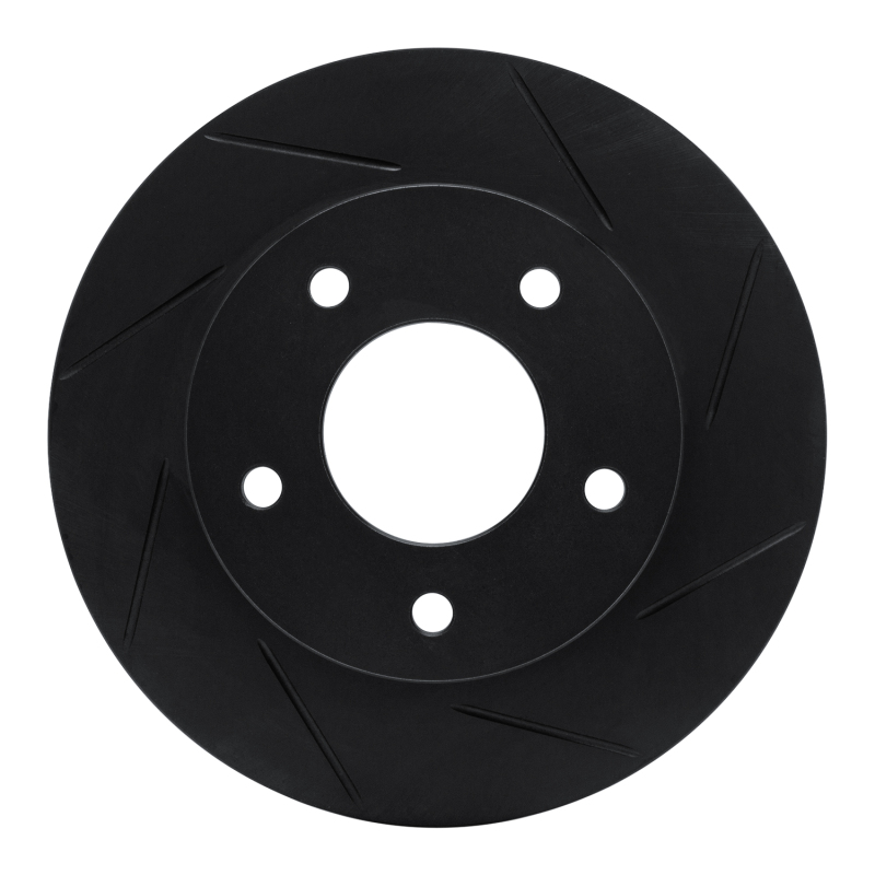 Picture of R1 75-79 Lincoln Continental Rear Right Slotted Black Brake Rotor
