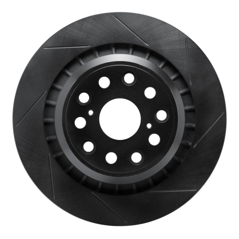 Picture of R1 07-21 Lexus LS460 Rear Right Slotted Black Brake Rotor