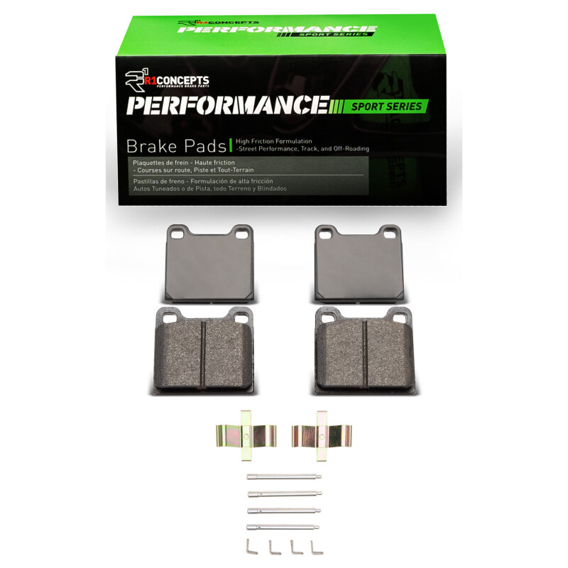 Picture of R1 69-83 Porsche 911 Rear Performance Sport Pads & Hardware Kit