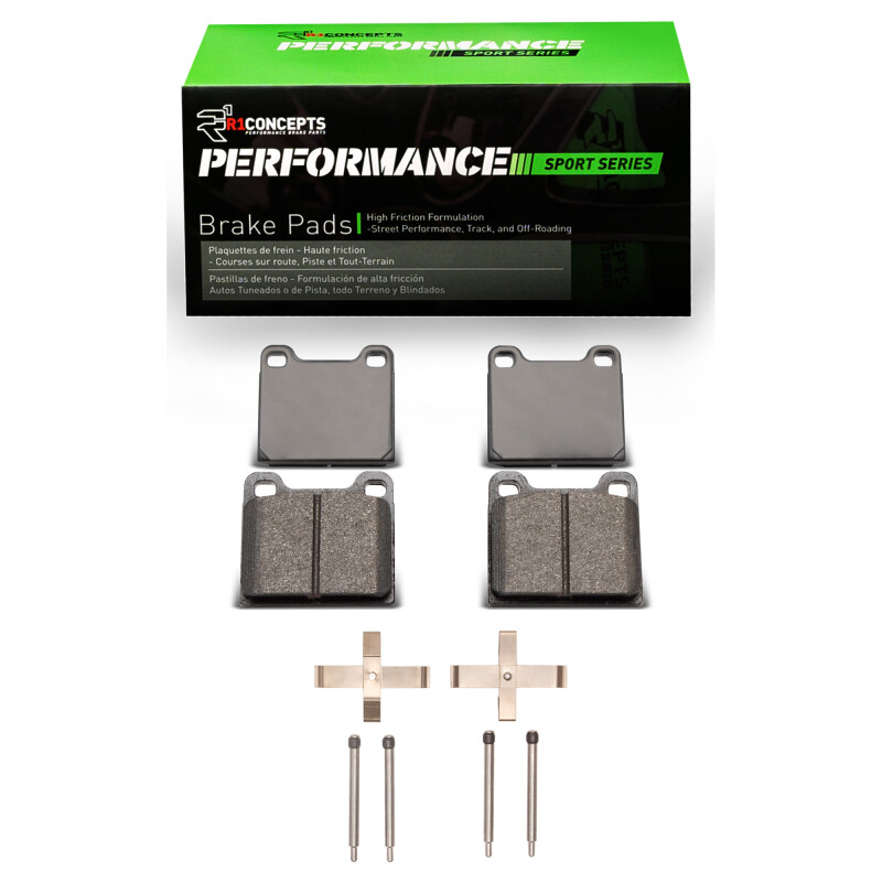 Picture of R1 67-76 Porsche 911 Front Performance Sport Pads & Hardware Kit