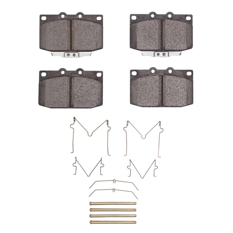 Picture of R1 86-91 Mazda RX-7 Front Performance Sport Pads & Hardware Kit