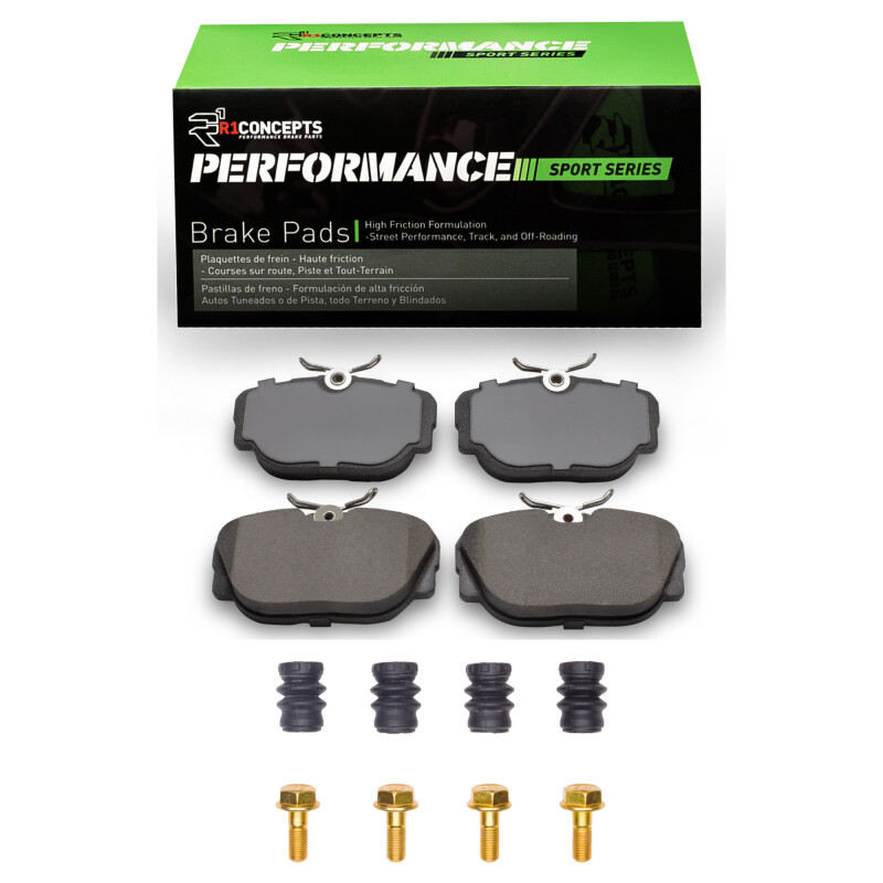 Picture of R1 94-04 Land Rover Range Rover Rear Performance Sport Pads & Hardware Kit
