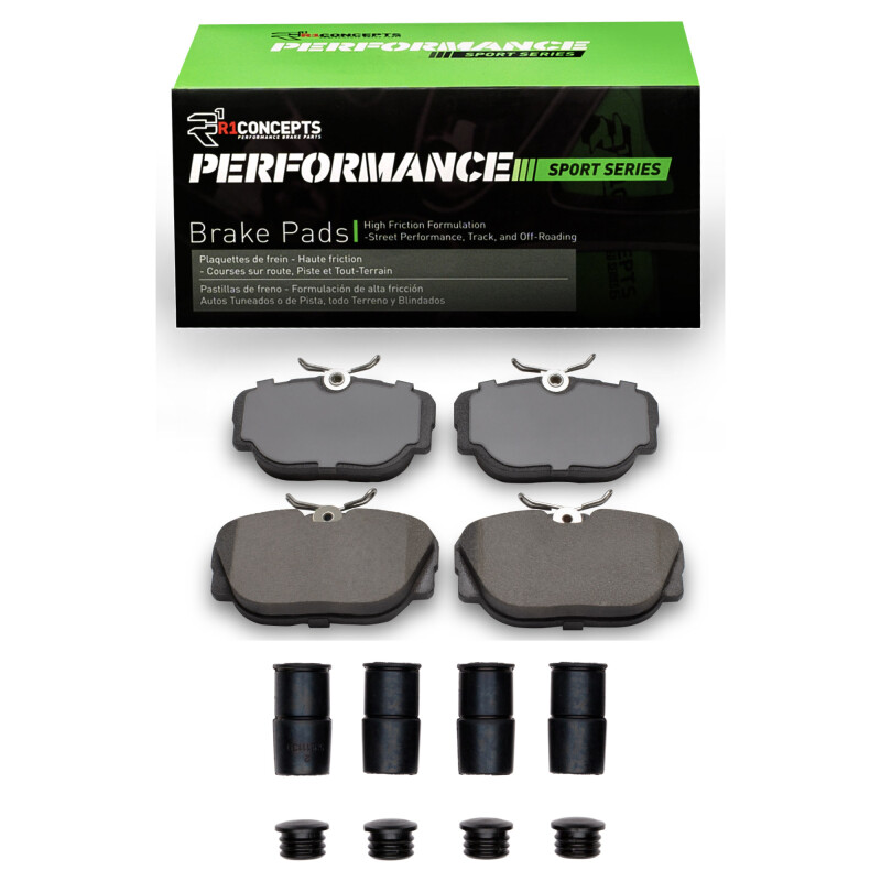 Picture of R1 84-91 BMW 325I (USA/Canada) Front Performance Sport Pads & Hardware Kit