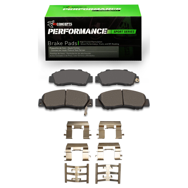 Picture of R1 91-05 Acura Legend Front Performance Sport Pads & Hardware Kit