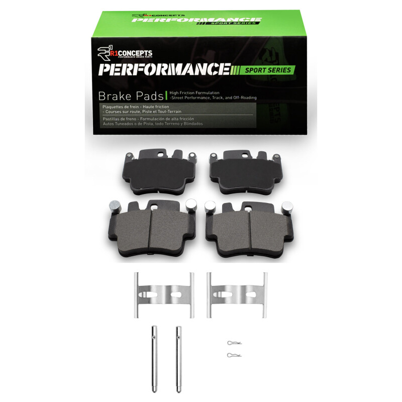 Picture of R1 98-05 Porsche 911 Front/Rear Performance Sport Pads & Hardware Kit