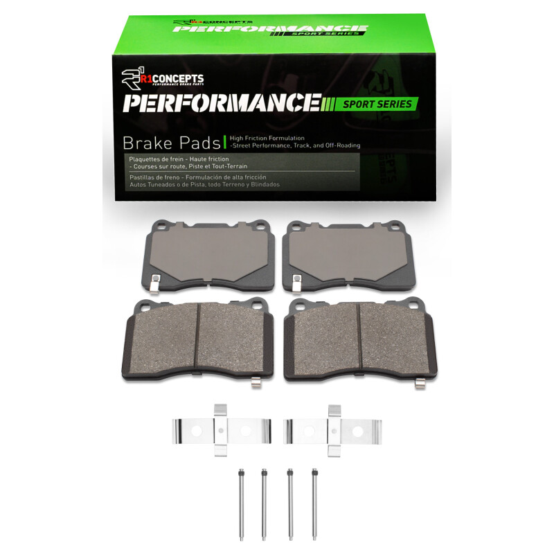 Picture of R1 04-21 Buick Regal Front Performance Sport Pads & Hardware Kit