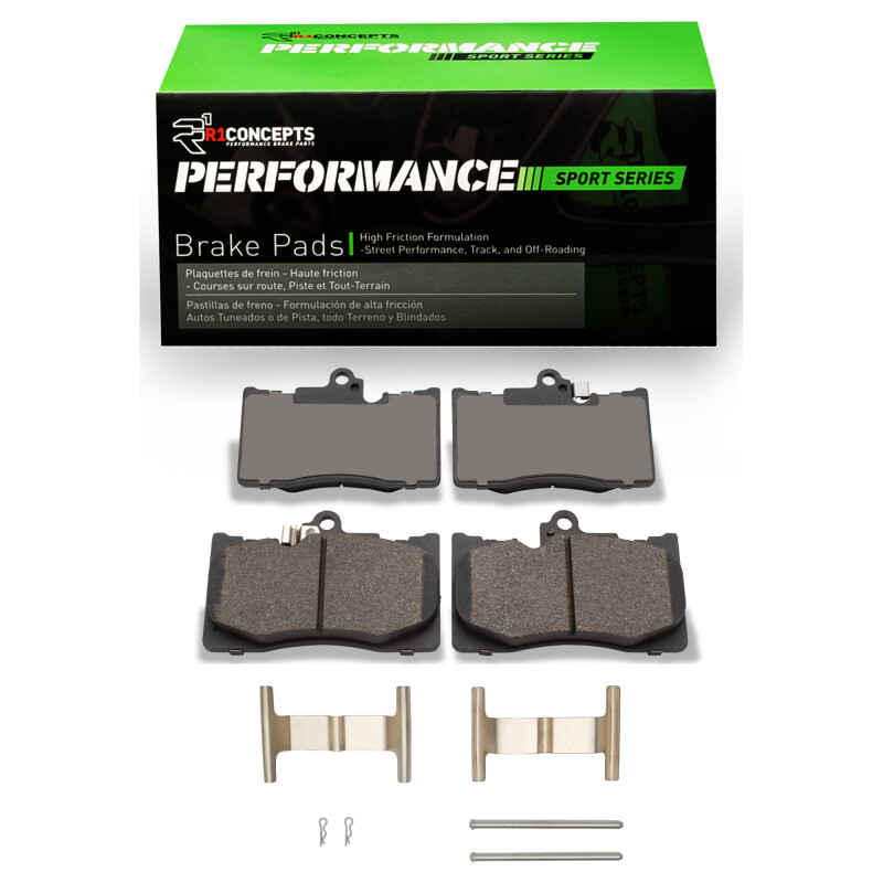 Picture of R1 06-25 Lexus IS300 Front Performance Sport Pads & Hardware Kit