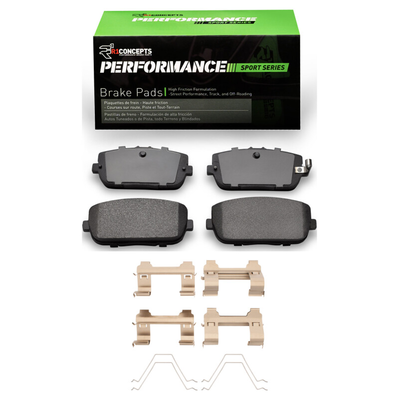 Picture of R1 06-25 Fiat 124 Spider Rear Performance Sport Pads & Hardware Kit